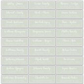 Adresetiketten  bruiloft sticker (Voorkant)