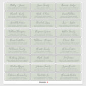 Adresetiketten  bruiloft sticker (Vel)