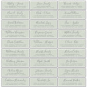 Adresetiketten  bruiloft sticker (Voorkant)