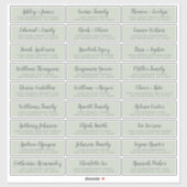 Adresetiketten  bruiloft sticker (Vel)