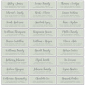 Adresetiketten  bruiloft sticker (Voorkant)