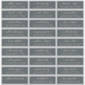 Adresetiketten  bruiloft sticker (Voorkant)