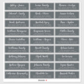 Adresetiketten  bruiloft sticker (Vel)