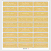 Adresetiketten  bruiloft sticker (Vel)