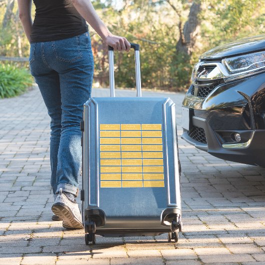 Adresetiketten  bruiloft sticker (Koffer Insitu)