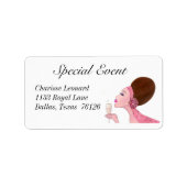 adresetiketten "Champagne Diva" Etiket (Voorkant)
