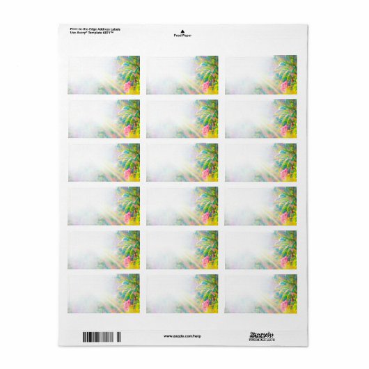 ADRESETIKETTEN COOL ECO STYLE DESIGN ETIKET (Full Sheet)