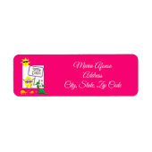 Adresetiketten Dinosaur Etiket (Voorkant)