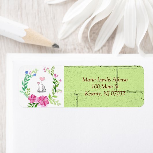 Adresetiketten Elephant Etiket (Insitu)