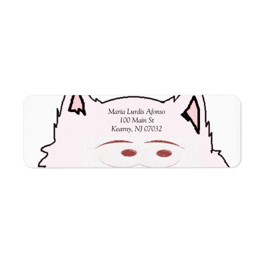 Adresetiketten Etiket (Voorkant)