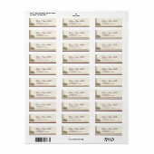 Adresetiketten Etiket (Full Sheet)