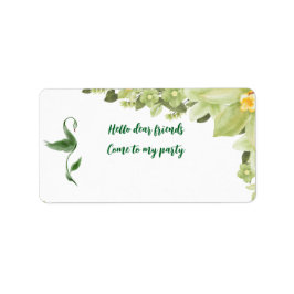 Adresetiketten Etiket