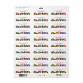 Adresetiketten Etiket (Full Sheet)