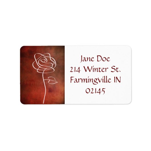 Adresetiketten Etiket (Voorkant)