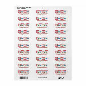 Adresetiketten Etiket (Full Sheet)