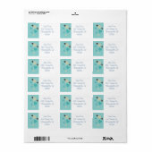 Adresetiketten Etiket (Full Sheet)