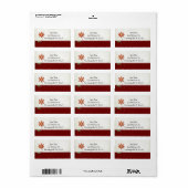 Adresetiketten Etiket (Full Sheet)