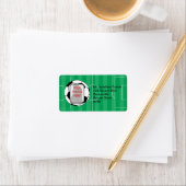 Adresetiketten  foto-voetbal etiket (Insitu)