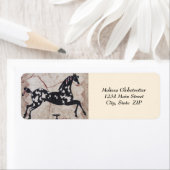 Adresetiketten—Geweven Pony Etiket (Insitu)