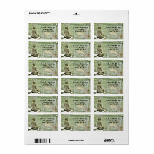  Adresetiketten - HAMbWG Etiket (Full Sheet)