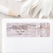 Adresetiketten—Hout & Kant Etiket (Insitu)