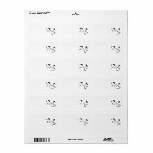 ADRESETIKETTEN KUNST EN DESIGN ETIKET (Full Sheet)