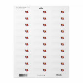 ADRESETIKETTEN KUNST EN DESIGN ETIKET (Full Sheet)