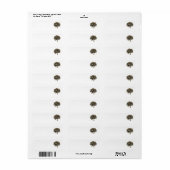 ADRESETIKETTEN KUNST EN DESIGN ETIKET (Full Sheet)