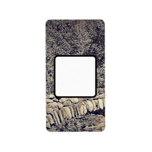 ADRESETIKETTEN KUNST EN DESIGN STIJL ETIKET