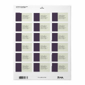 Adresetiketten landlijnen etiket (Full Sheet)