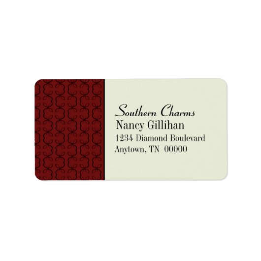 Adresetiketten landlijnen etiket (Voorkant)