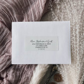 Adresetiketten met een minimalistische weddenschap sticker