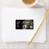 Adresetiketten met een pseudopeerpup etiket (Insitu)