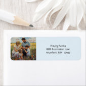 Adresetiketten met familie bidden etiket (Insitu)
