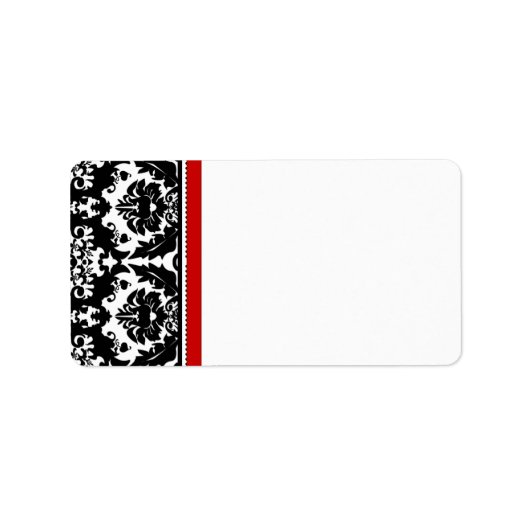 Adresetiketten met kerstDamascus - Etiket (Voorkant)