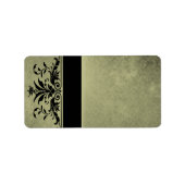 Adresetiketten met kerstDamascus - Etiket (Voorkant)