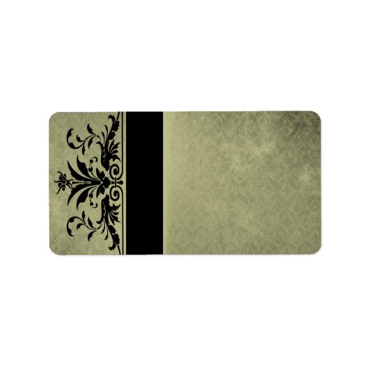 Adresetiketten met kerstDamascus - Etiket (Voorkant)