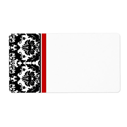 Adresetiketten met kerstDamascus - Etiket (Voorkant)