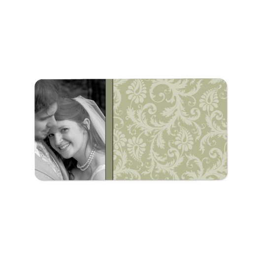 Adresetiketten met kerstDamascus - Etiket (Voorkant)