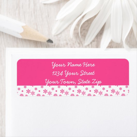 Adresetiketten met kerstsnoep etiket (Insitu)