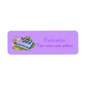  Adresetiketten met kleurrijke piano-sleutels Etiket (Voorkant)