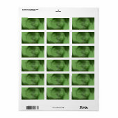 Adresetiketten met Retro Tie Dye Style Background Etiket (Full Sheet)