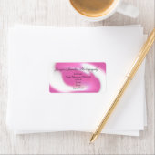 Adresetiketten met Retro Tie Dye Style Background Etiket (Insitu)