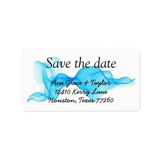 Adresetiketten opslaan op datum etiket (Voorkant)