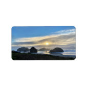 Adresetiketten - Oregonkusten Etiket (Voorkant)