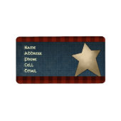 Adresetiketten per land etiket (Voorkant)