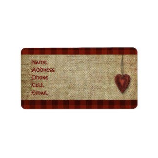 Adresetiketten per land etiket