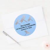 Adresetiketten Ronde Sticker (Envelop)