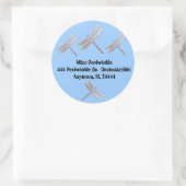 Adresetiketten Ronde Sticker (Tas)