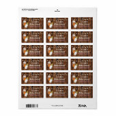 Adresetiketten Stickers Bierbrouwfles Meisje (Full Sheet)